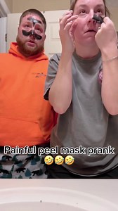 Painful peel mask prank 😂😂😂#funny #funnyvideo #scared #scary #prank | mask prank