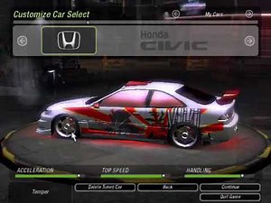 NFSU2 - Honda Civic Monster Tuning