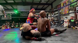 Springboard moonsault by #Jusnick to #Bastian #Reggie | @Loko_Wrestling Show available on @TitleMatchWN (titlematchnetwork.com) @mas_lucha #Lokowrestling | Wrestling With Unicorns