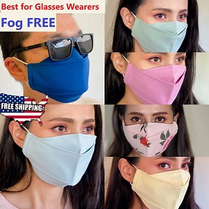 No Fog Face Masks for Glasses Wearers Japanese Cotton Professional 3D Face Mask for Men Women Reusable, Washable, Cool Mask, No Foggy - Etsy