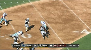 McFadden for 18 yards