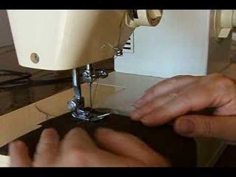 How to Machine Baste: basic sewing technique video tutorial