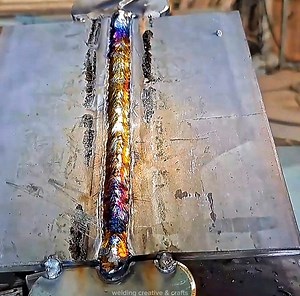 How to FCAW welding 1G properly with ceramic back #welding #welder #weldingcreativeandcrafts | Welding Creative & Crafts