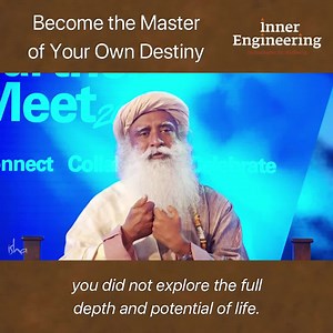 1.4K views · 116 reactions | Become the master of your own destiny. #InnerEngineering | Inner Engineering | Facebook