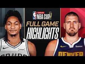 SPURS at NUGGETS | EMIRATES NBA CUP 🏆 | FULL GAME HIGHLIGHTS | November 28, 2025