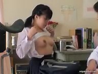 Hidden cam video with asian cunt fingered at the gyno clinic