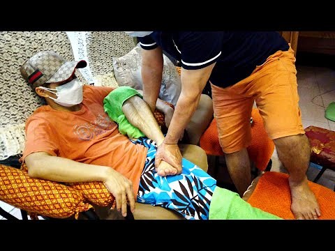Traditional THAI FOOT MASSAGE in Thailand
