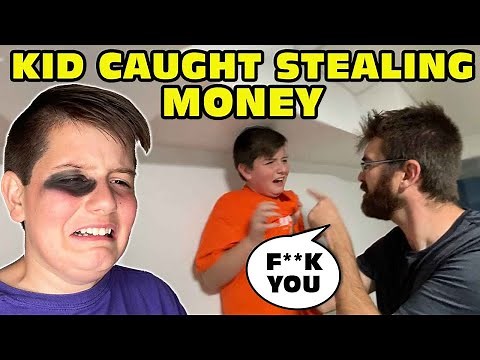 Kid Temper Tantrum Gets His Butt Kicked After Stealing Money.