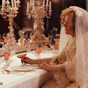 2.6K views · 96 reactions | Poor Miss Havisham... “the bride within the bridal dress had withered like the dress, and like the flowers, and had no brightness left but the brightness of her sunken eyes” - Great Expectations, by Charles Dickens  #christmasatchatsworth #ohdickens | Chatsworth House | Facebook