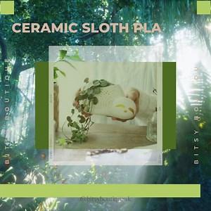 Ceramic Sloth Planter 🦥 https://tinyurl.com/2zrtbvzt #EarlyBiz #uksmallbiz #UKMakers #womaninbizhour #womeninbusiness #sellonline #socialmediauk #bitsyboutiqueuk #boutiquegifts #handmadeuk #handmade #handmadegifts #freedelivery #handmadeseller #boutiquegiftshop | Bitsy Boutique Gift Shop