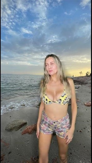 Beach Outfit ｜ Try On bikini & colorful short #fashion #fashionstyle #shorts #tryon #bikini