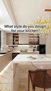 殺What style do you design for your kitchen? modern luxury kitchen...