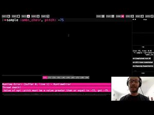 Sonic Pi Tutorial - Sample function options part 1