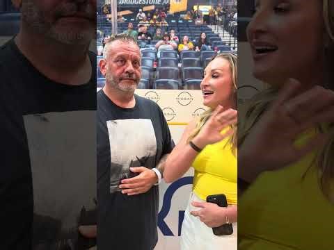 Lyndsay Rowley the host of the Predators in game show & NHL female pioneer joined the HWO .