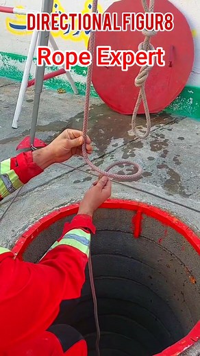 Directional Figure 8 #diy #techniques #trick #tips #fyp #knottying #knottok #knots #knotok #sailor #marine #line #rope #notsexpert #howto #knot #nudos #camping | Rope Expert