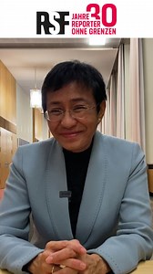 Internationale Medienschaffende wie Maria Ressa haben...