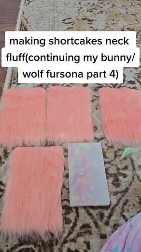 making shortcakes neck fluff (continuing my bunny/wolf part4) #fur #fursuit #furrytrend #fursuiting #furry #furrytiktok #fursuiter #furrycommunity #furryfandom #fursuitmarker #fursuitartist #fursuitmaking