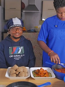 African Food Mukbang ASMR: Amala & Okra Soup Experience
