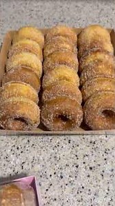 Cinnamon sugar mini donuts 👌🏼😋 #minidonuts #dessert #foryou