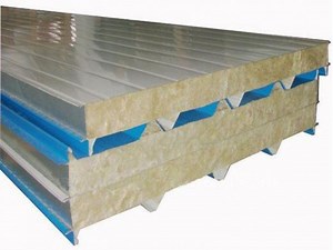 [Hot Item] Fireproof Heat Preservation Sound Insulation Rock Wool Sandwich Panel Wall and Roof Sheet Rock Wool Board Clean Room Panels