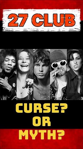 The 27 Club Mystery: Why Do So Many Legends Die at 27? #musicfacts #music #myths