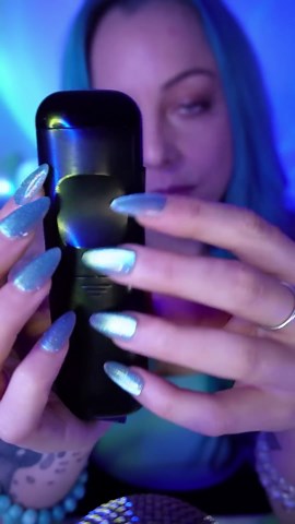 Remote control ASMR clicks and taps