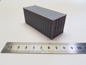 Digital STL File 1:1 Scale 20 Foot Shipping Container for Model Railway - Etsy