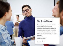 The group therapy - Template by Nicepage
