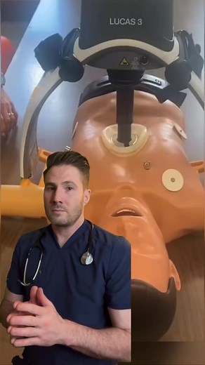 LUCAS the automatic chest compression CPR robot #cprcertified #cprtraining #lifesupport #reels #reelsvideo #reels2023 #reelsfb #cardiacarrest | Jonh Andrew