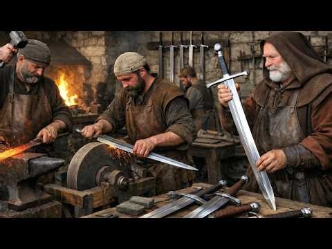 Inside the Medieval Longsword Workshop: When Reach Met Precision (Full Process)