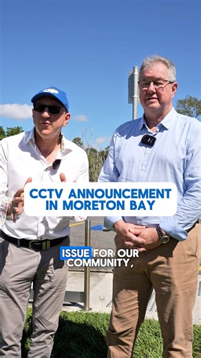 Our community will be safer under an elected LNP Government. I joined Mayor Peter Flannery to announce that an elected LNP Government will deliver $105,000 to install CCTV at the Kinsellas Rd Sporting Complex and the Rothwell Community Hall. | Luke Howarth