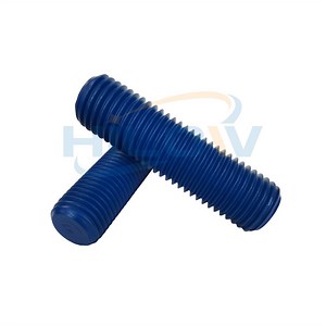 [Hot Item] Blue Color Tef/PTFE Coated 35CrMo Alloy Steel Stud Bolt Threaded Rod