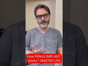 Penile implant Inflation & Deflation: AMS700 LGX #penileimplantsurgery