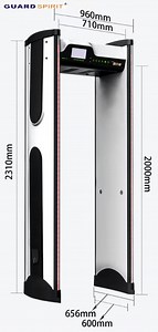 [Hot Item] 33 Zones Automatical Frequency Door Frame Metal Detector Security Walk Through Gate