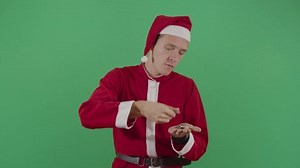 Grown Male Santa Claus Counting Silver: vídeo stock (100% livre de direitos) 1040502692 | Shutterstock