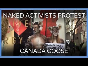 Naked Activists Protest Killing Coyotes for Canada Goose Jackets