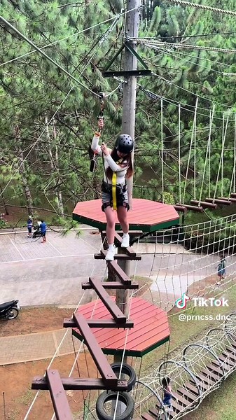 P R I N C E S S ✨ (@prncss.dnc) - Exploring the Ropes Course at Dahilayan Adventure Park