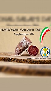 September 7 is Salami Day, a annual day that honors the delicious and spicy cured Italian sausage that is a perfect wine and cheese accompaniment. Everyday is Salami Day 😂 | Hardcore Calabrese