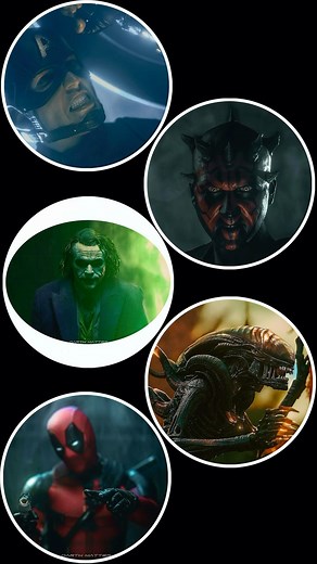 Recent photo montage #captainamerica #darthmaul #joker #heathledger #alienromulus #deadpool #spiderman2099 #hottoys #capcut | Darth Matter Art & Photography