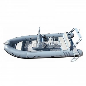 [Hot Item] 19FT Hard Top Aluminum Fishing Boat Inflatable Aluminum Hull Rigid Bottom Boats