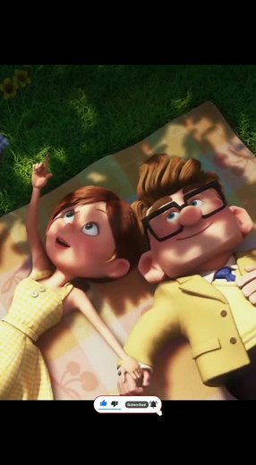 Carl and Ellie's Love Story in 'Up' Animation Film