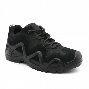[Hot Item] Low Cut Black Cow Suede with Nylon Light Kevlar Puncture Resistant Outdoor Safety Shoe