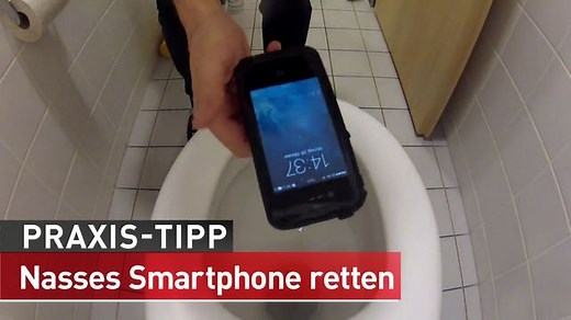 Handy ins Klo gefallen - was jetzt tun?