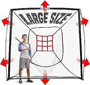 Baseball Net - 9 Strike Zone Pitching Net Hitting Net Batting Practice Net