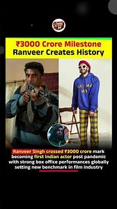Ranveer Singh crossed ₹3000 crore mark becoming first Indian actor post 🥵📈#ranveersingh #viral