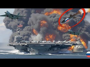 TODAY! A US nuclear aircraft carrier was hit by a Russian guided missile in the Black Sea.