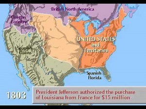 Grolier Multimedia Maps: Territorial Expansion of the United States, 1763-1995