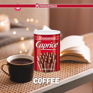 We know #Caprice goes with anything, but what would you pair it with? Comment 👍 for Tea Comment ❤️ for Coffee #CapricePapadopoulos #FeelTheRoll | Caprice