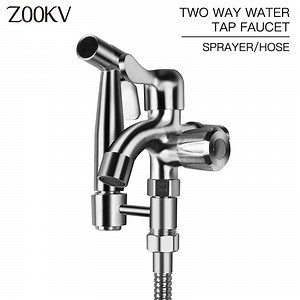 [Hot Item] Zookv Toilet Bid Portable Hand Held Bidet Sprayer Wc Shattaf Shower Spray Set Tap Holder Hose