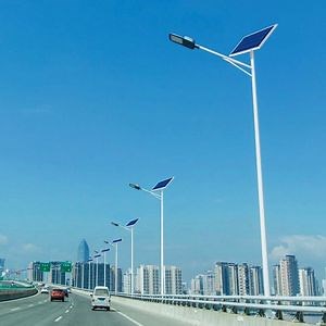 [Hot Item] Customized Outdoor Solar Street Light Poles Galvanized Street Light Pole
